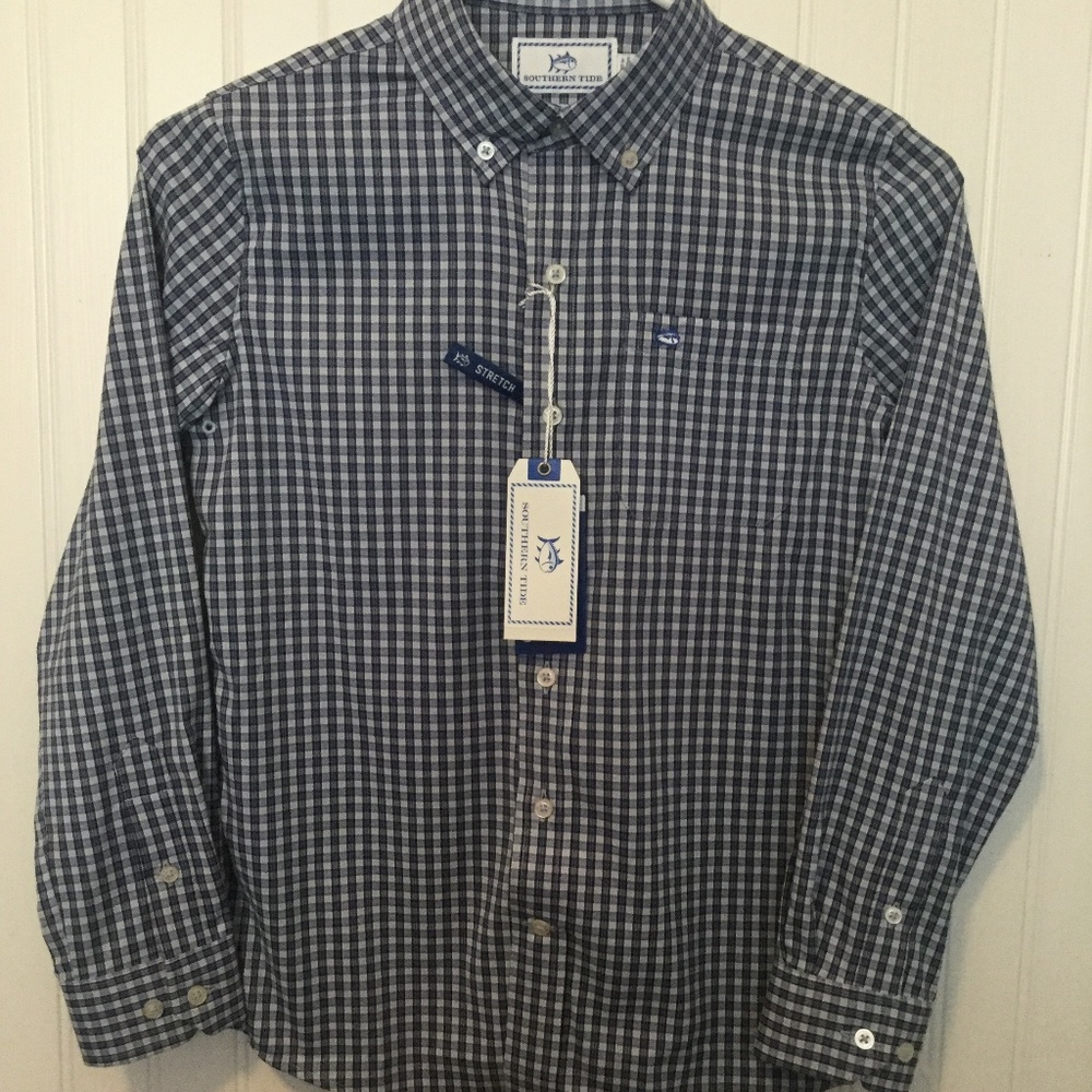Southern Tide - Button Down Long Sleeve - Boys M